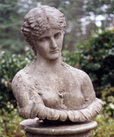 CIRCA 1850 BUST OF CLYTIE, AFTER THE AD 40-50 ROMAN ORIGINAL